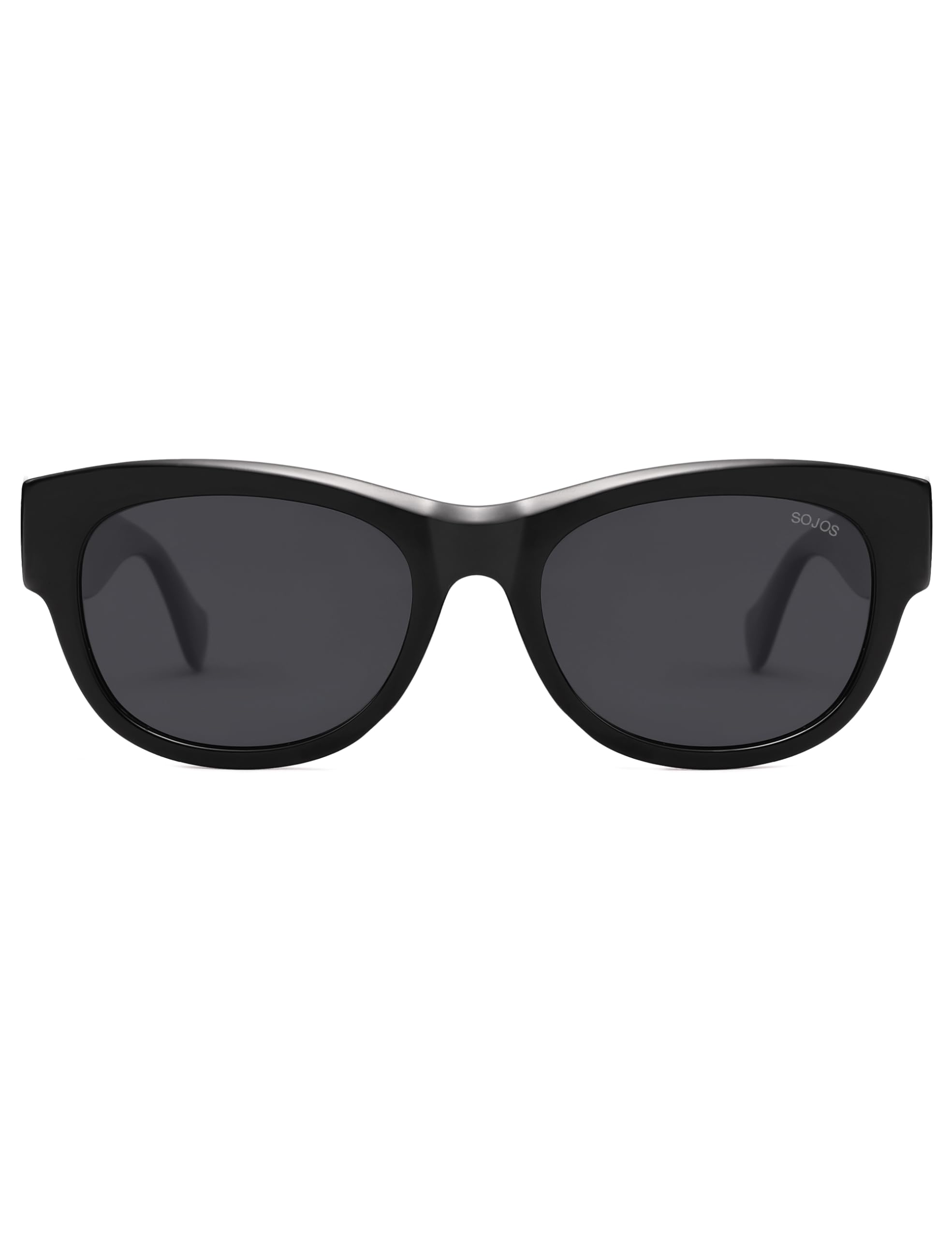 SOJOS Ocean Collection Classic Polarized Square Sunglasses for Women Men Recycled Plastic Frame Eco-Friendly UV400, Bloom - Image 3