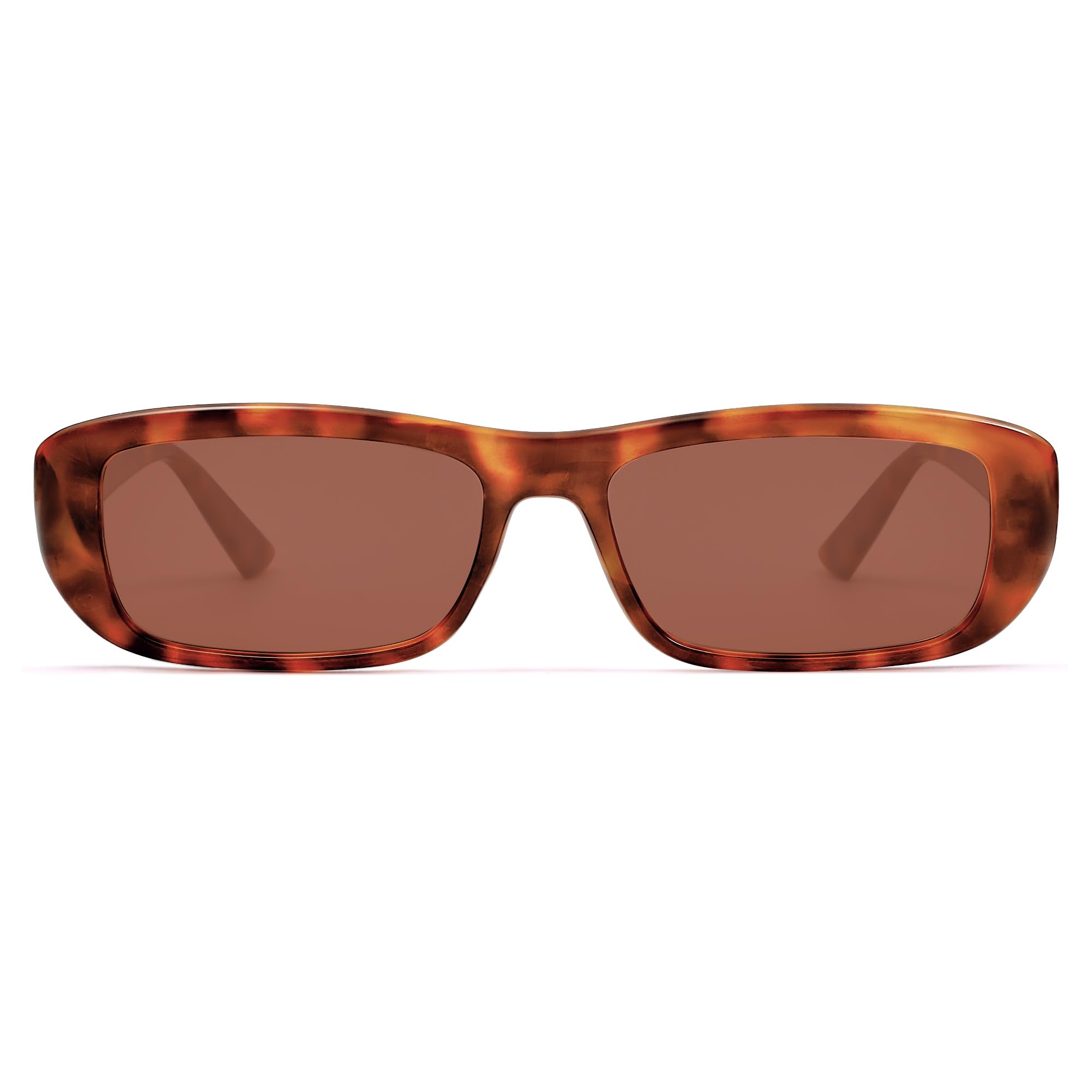SOJOS Retro Rectangle Polarized Sunglasses Women Men Trendy Narrow Y2K Rectangular Frame Womens Mens Sun Glasses SJ2351 - Image 3