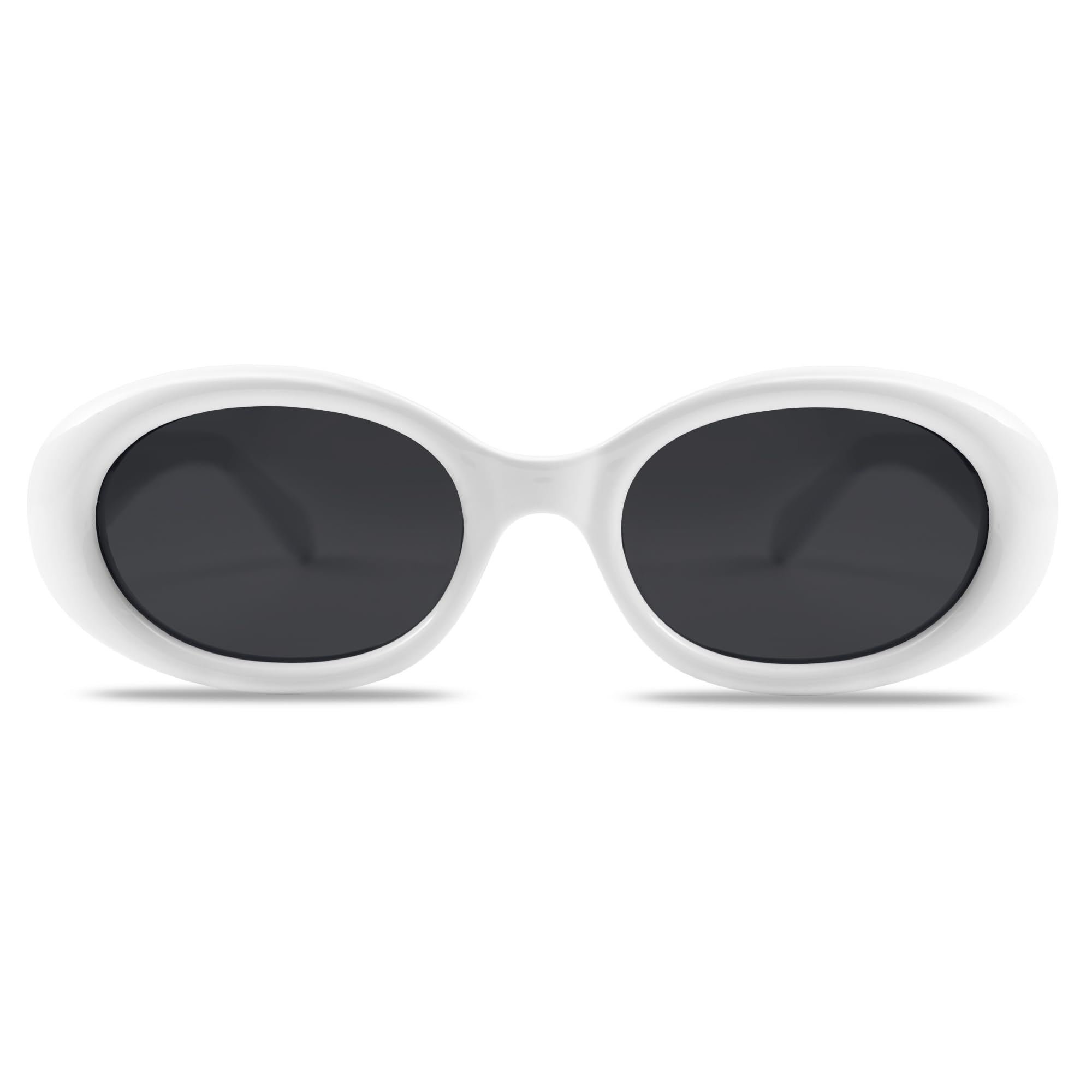 SOJOS Small Retro Oval Polarized Sunglasses for Women Men 90s Vintage UV400 Protection Tiny Sun Glasses SJ2286 - Image 3